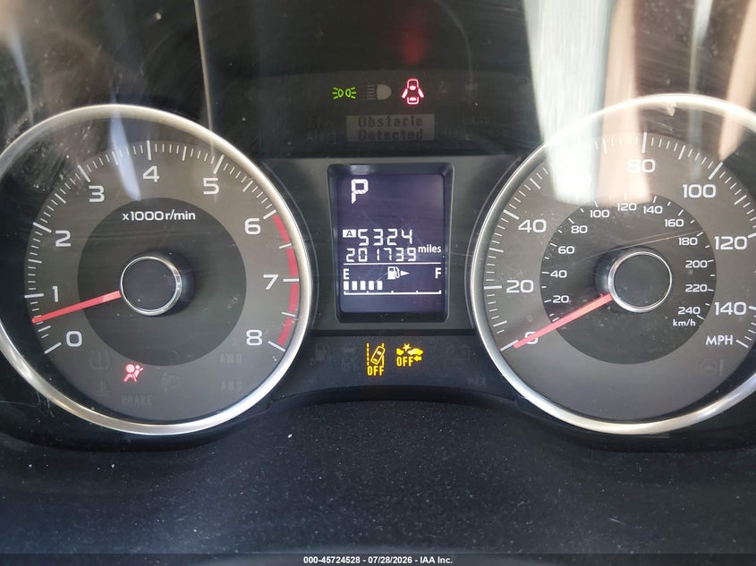 2015 Subaru Forester VIN JF2SJAFC9FH598999 IAAI salvage auction — NORMAL WEAR, Regular (Nevada), sold $725 on 2026-07-31 (photo 7)