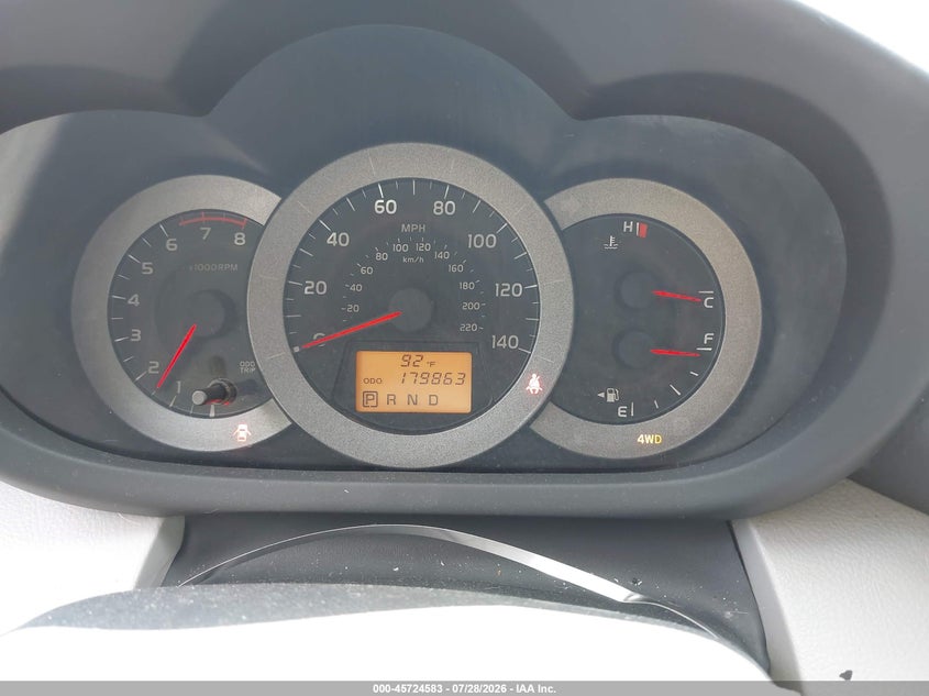 2010 Toyota Rav 4 VIN JTMJF4DVXA5022205 IAAI salvage auction — REAR END, Salvage - Greater Than 75% (Maryland), sold $2,800 on 2026-08-01 (photo 7)