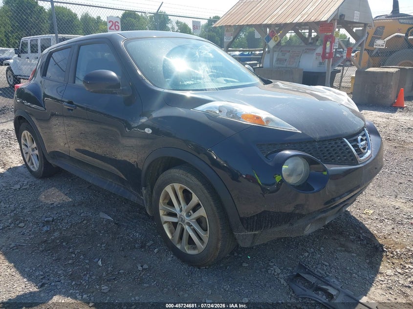 2013 Nissan Juke VIN JN8AF5MV3DT227648 IAAI salvage auction — FRONT END, Clear (New York), sold $25 on 2026-07-30 (photo 1)