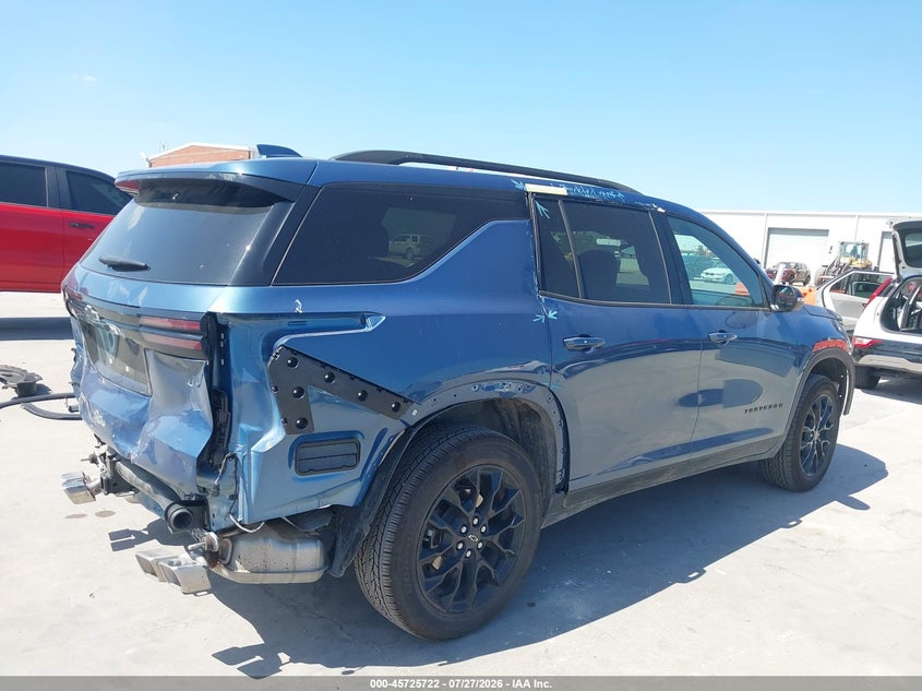 2026 Chevrolet Traverse VIN 1GNERGKS4TJ260152 IAAI salvage auction — FRONT & REAR, Wait Title, sold $12,350 on 2026-09-02 (photo 4)