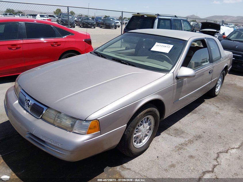 1994 Mercury Cougar VIN 1MELM6247RH604808 IAAI salvage auction — NORMAL WEAR, Clear (New Mexico), sold $675 on 2026-08-05 (photo 2)