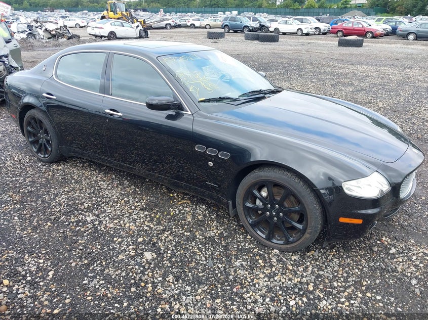 2007 Maserati Quattroporte VIN ZAMCE39A370026805 IAAI salvage auction — NORMAL WEAR, Clear (New York), sold $1,850 on 2026-08-04 (photo 1)