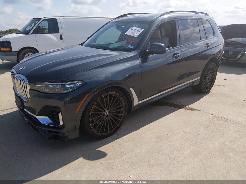 2021 BMW X7 VIN 5UXCX6C18M9F67950 IAAI salvage auction — REAR END, Salvage Title, sold $38,600 on 2026-08-31 (photo 2)