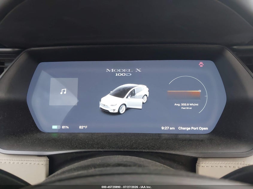 2018 Tesla Model x VIN 5YJXCDE20JF141306 IAAI salvage auction — LEFT & RIGHT, Clear (Georgia), sold $16,100 on 2026-08-19 (photo 7)