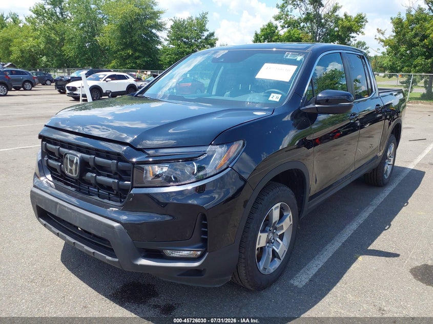 2026 Honda Ridgeline VIN 5FPYK3F57TB018784 IAAI salvage auction — FRONT END, Enterprise Vehicles Clear Only (New Jersey), sold $21,000 on 2026-08-19 (photo 2)