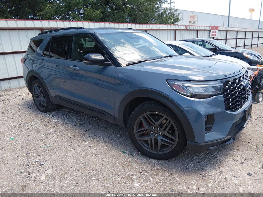 2026 Ford Explorer VIN 1FMUK7KH9TGA35442 IAAI salvage auction — SIDE, Enterprise Vehicles Clear Only (Texas), sold $8,600 on 2026-07-30 (photo 1)