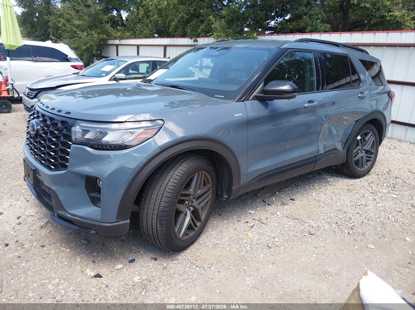2026 Ford Explorer VIN 1FMUK7KH9TGA35442 IAAI salvage auction — SIDE, Enterprise Vehicles Clear Only (Texas), sold $8,600 on 2026-07-30 (photo 2)