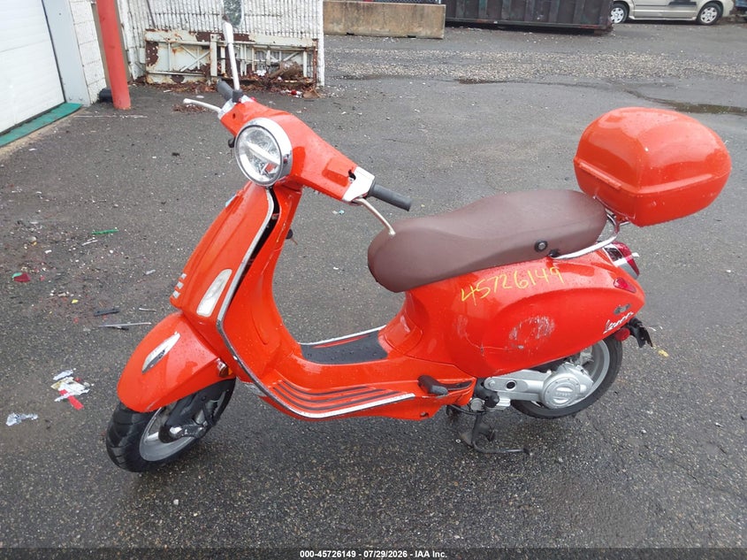2022 Vespa - VIN ZAPCA06B0N5105228 IAAI salvage auction — UNKNOWN, Salvage Title, sold $600 on 2026-08-19 (photo 9)