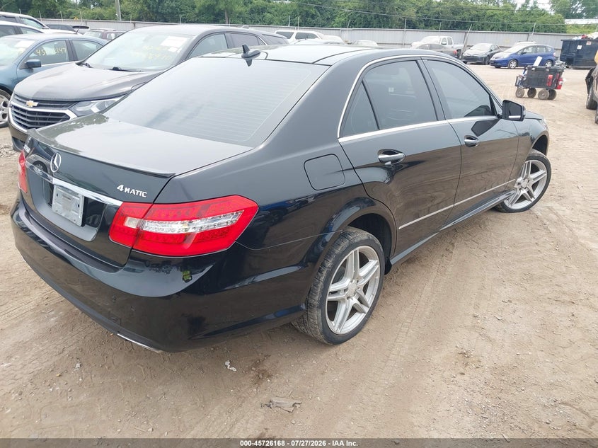 2011 Mercedes-benz E-class VIN WDDHF9AB2BA501156 IAAI salvage auction — NORMAL WEAR, Original (Ohio), sold $250 on 2026-08-13 (photo 4)