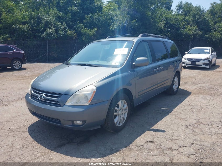 2008 Kia SEDONA VIN KNDMB233486203608 IAAI salvage auction — NORMAL WEAR, Clear (Pennsylvania), sold $475 on 2026-07-31 (photo 2)