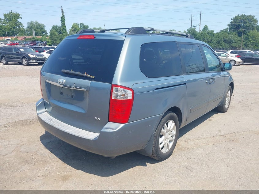 2008 Kia SEDONA VIN KNDMB233486203608 IAAI salvage auction — NORMAL WEAR, Clear (Pennsylvania), sold $475 on 2026-07-31 (photo 4)