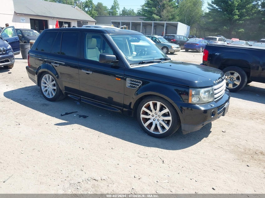 2008 Land rover Range rover sport VIN SALSH23498A126612 IAAI salvage auction — NO DAMAGE, Clear (Massachusetts), sold $25 on 2026-07-29 (photo 1)