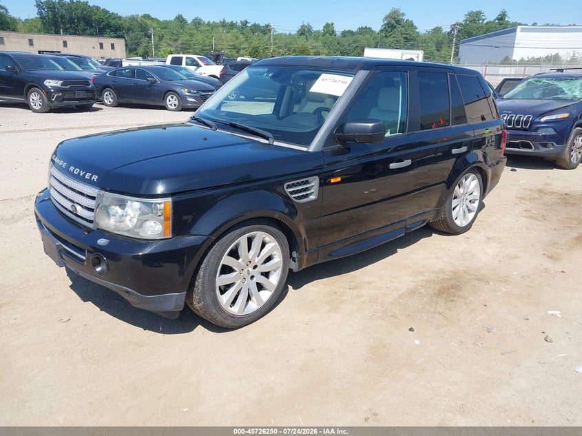 2008 Land rover Range rover sport VIN SALSH23498A126612 IAAI salvage auction — NO DAMAGE, Clear (Massachusetts), sold $25 on 2026-07-29 (photo 2)