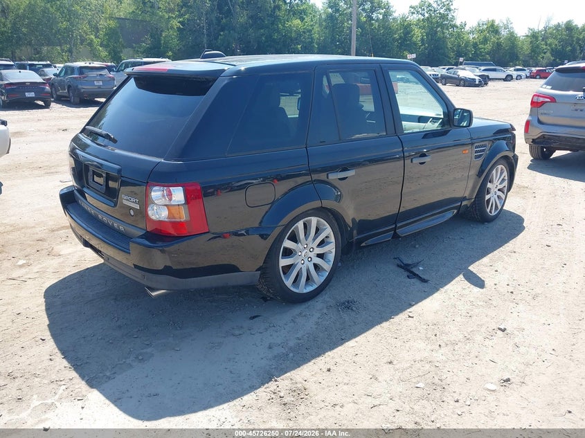 2008 Land rover Range rover sport VIN SALSH23498A126612 IAAI salvage auction — NO DAMAGE, Clear (Massachusetts), sold $25 on 2026-07-29 (photo 4)