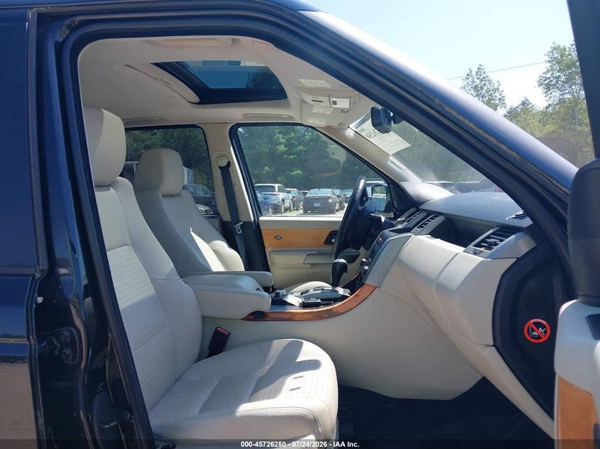 2008 Land rover Range rover sport VIN SALSH23498A126612 IAAI salvage auction — NO DAMAGE, Clear (Massachusetts), sold $25 on 2026-07-29 (photo 5)