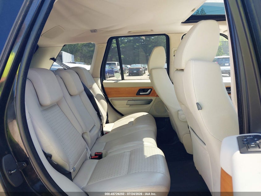 2008 Land rover Range rover sport VIN SALSH23498A126612 IAAI salvage auction — NO DAMAGE, Clear (Massachusetts), sold $25 on 2026-07-29 (photo 8)