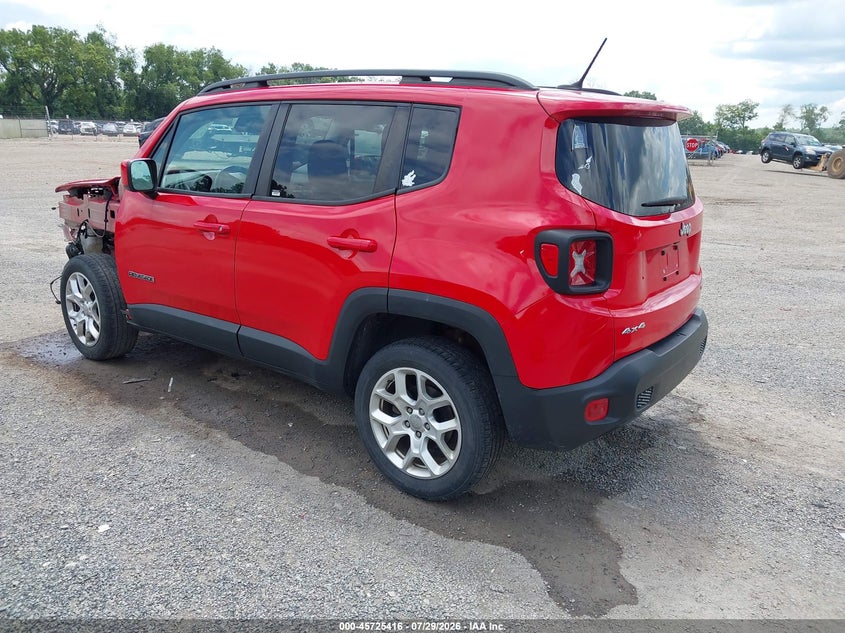 2016 Jeep Renegade VIN ZACCJBBTXGPD59177 IAAI salvage auction — FRONT END, Salvage Title, sold $725 on 2026-08-24 (photo 3)