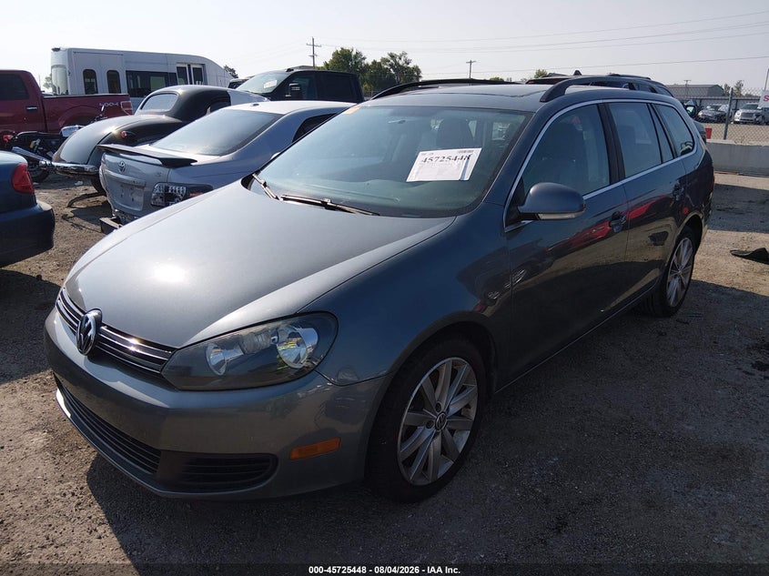 2013 Volkswagen Jetta VIN 3VWPL7AJXDM619758 IAAI salvage auction — REAR END, Clear (Oklahoma), sold $25 on 2026-08-09 (photo 2)