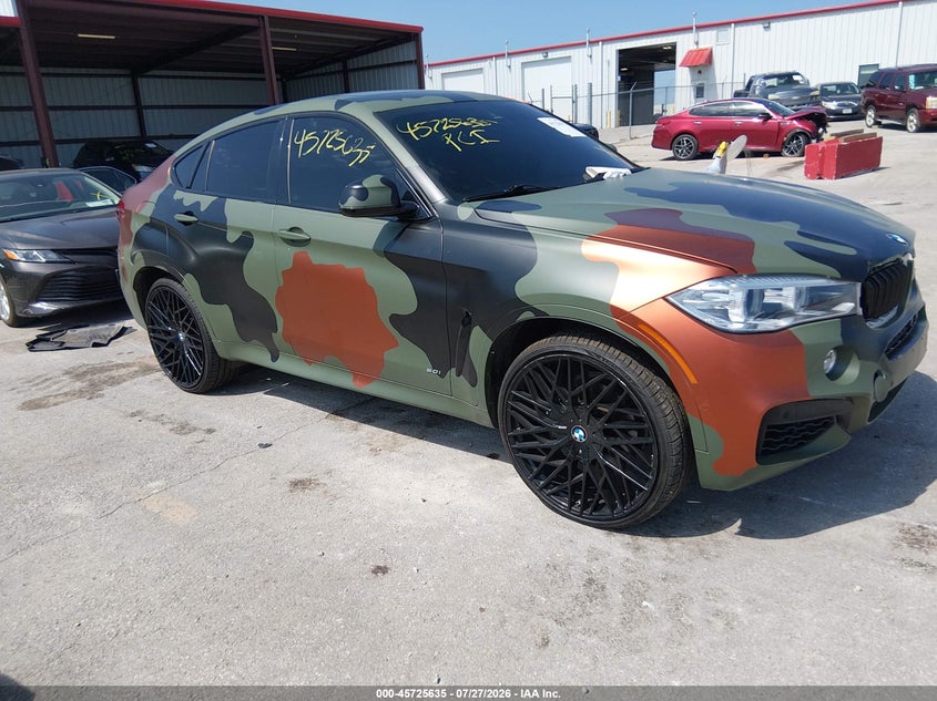 2019 BMW X6 VIN 5UXKU6C52K0Z67041 — IAAI salvage auction photo