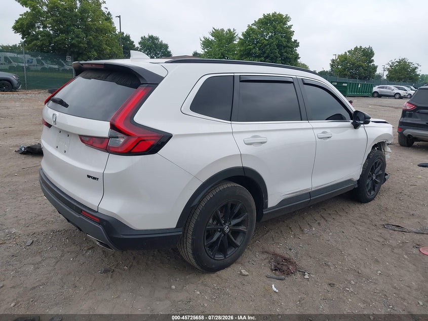 2025 Honda Cr-v VIN 2HKRS6H84SH814348 IAAI salvage auction — RIGHT FRONT, Wait Title, sold $16,100 on 2026-08-22 (photo 4)