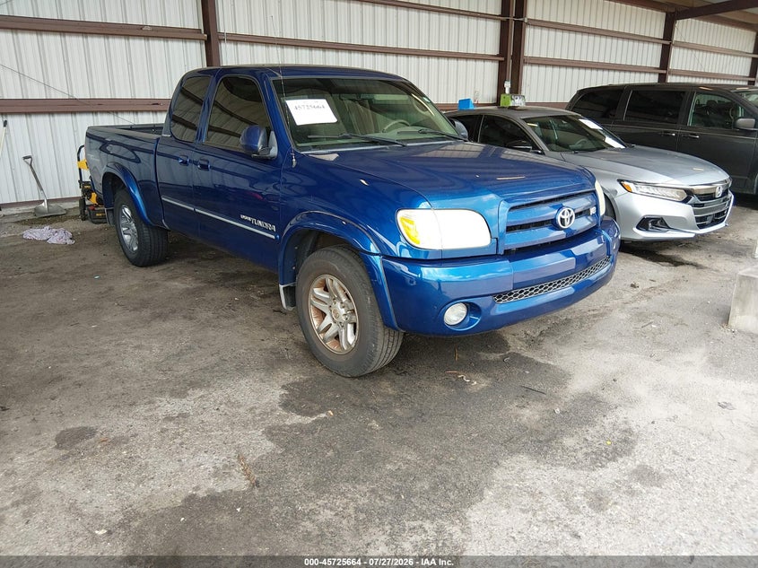 2005 Toyota Tundra VIN 5TBRT38185S465930 IAAI salvage auction — SIDE, Rebuildable (Florida), sold $2,250 on 2026-08-02 (photo 1)