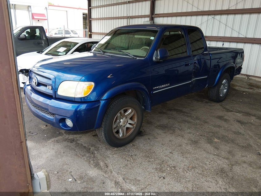 2005 Toyota Tundra VIN 5TBRT38185S465930 IAAI salvage auction — SIDE, Rebuildable (Florida), sold $2,250 on 2026-08-02 (photo 2)