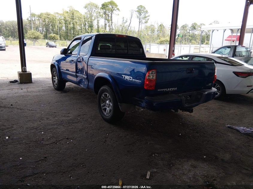 2005 Toyota Tundra VIN 5TBRT38185S465930 IAAI salvage auction — SIDE, Rebuildable (Florida), sold $2,250 on 2026-08-02 (photo 3)