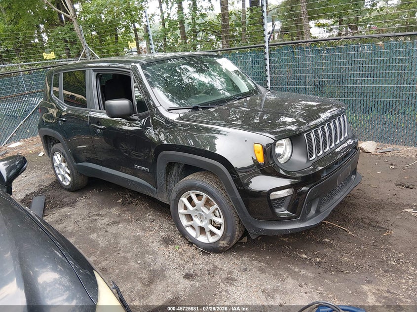 2023 Jeep Renegade VIN ZACNJDB15PPP70678 IAAI salvage auction — LEFT SIDE, Enterprise Vehicles Clear Only (New Jersey), sold $10,400 on 2026-07-30 (photo 1)