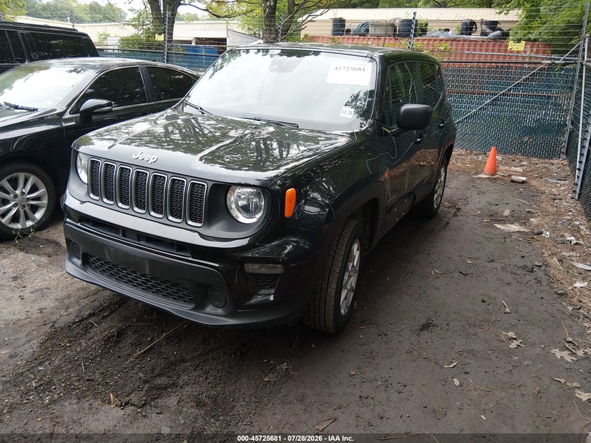 2023 Jeep Renegade VIN ZACNJDB15PPP70678 IAAI salvage auction — LEFT SIDE, Enterprise Vehicles Clear Only (New Jersey), sold $10,400 on 2026-07-30 (photo 2)
