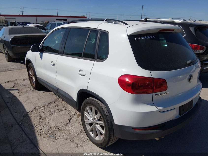 2015 Volkswagen Tiguan VIN WVGAV7AX2FW607058 IAAI salvage auction — NORMAL WEAR, Original (Texas), sold $1,300 on 2026-08-10 (photo 3)