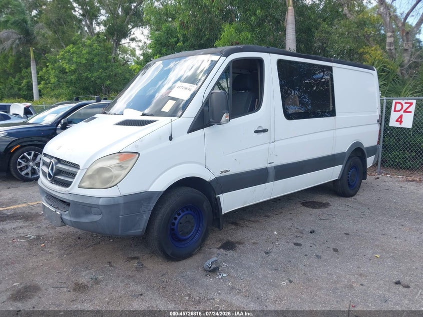 2012 Mercedes-benz Sprinter VIN WD3PE7CC0C5653153 IAAI salvage auction — NORMAL WEAR, Wait Title, sold $1,225 on 2026-08-03 (photo 2)