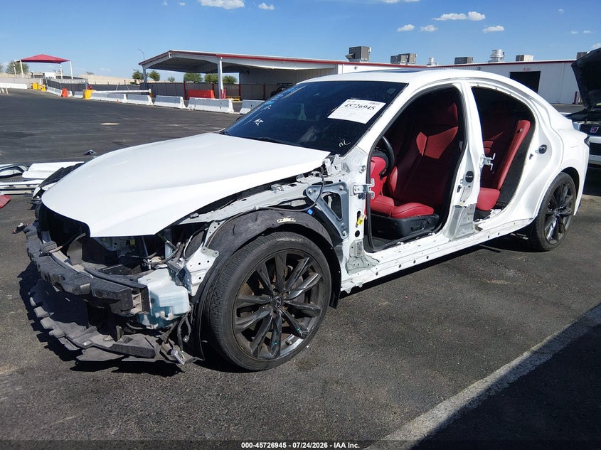 2021 Lexus Is VIN JTHGZ1B27M5041595 IAAI salvage auction — SIDE, Salvage Title, sold $14,500 on 2026-08-26 (photo 2)