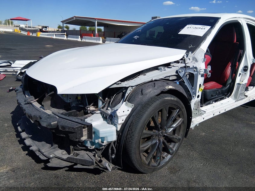 2021 Lexus Is VIN JTHGZ1B27M5041595 IAAI salvage auction — SIDE, Salvage Title, sold $14,500 on 2026-08-26 (photo 6)