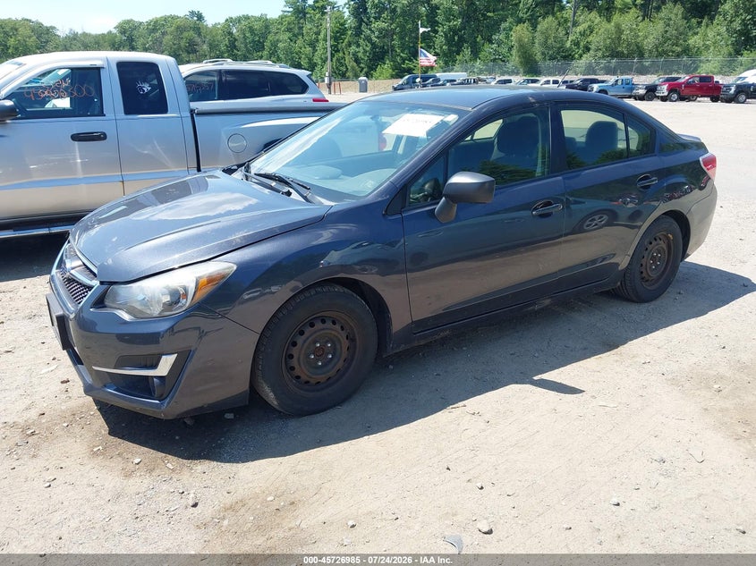 2016 Subaru Impreza VIN JF1GJAA64GH017938 IAAI salvage auction — SIDE, Salvage Title, sold $425 on 2026-07-31 (photo 2)