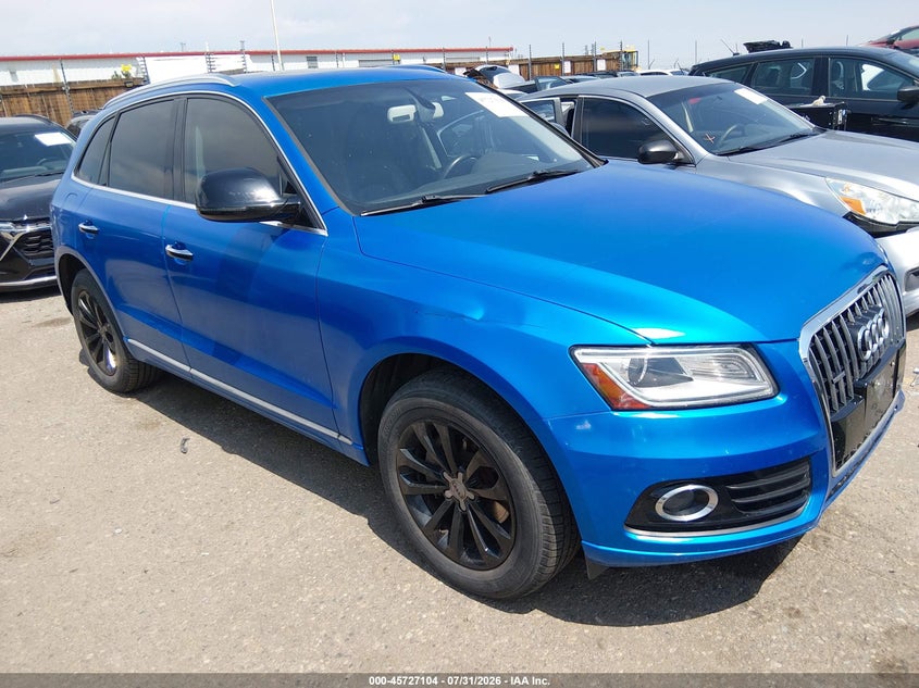 2015 Audi Q5 VIN WA1LFAFP7FA068900 IAAI salvage auction — LEFT SIDE, Salvage Title, sold $2,800 on 2026-09-02 (photo 1)