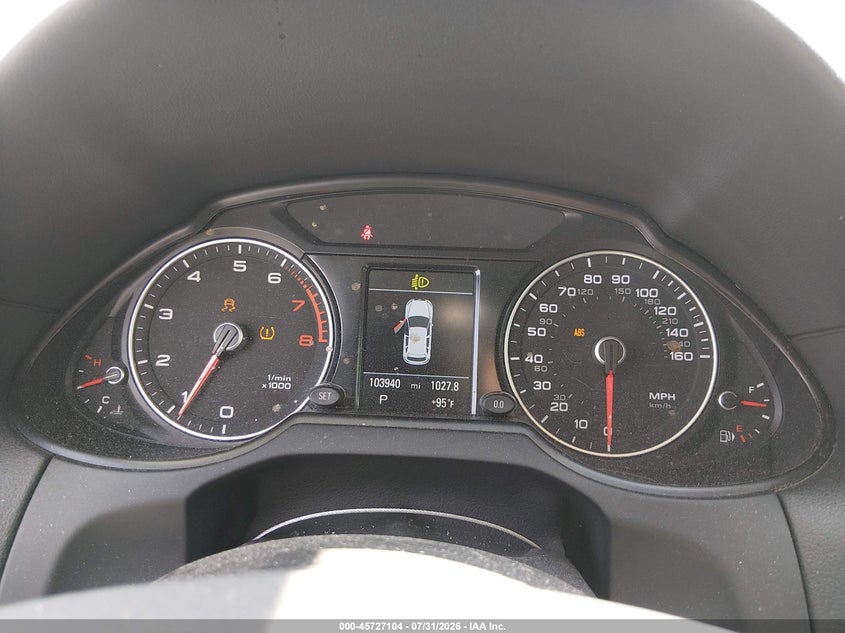2015 Audi Q5 VIN WA1LFAFP7FA068900 IAAI salvage auction — LEFT SIDE, Salvage Title, sold $2,800 on 2026-09-02 (photo 7)