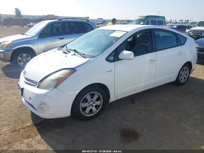 2007 Toyota Prius VIN JTDKB20U677687617 IAAI salvage auction — RIGHT FRONT, Salvage (California), sold $1,300 on 2026-08-02 (photo 2)