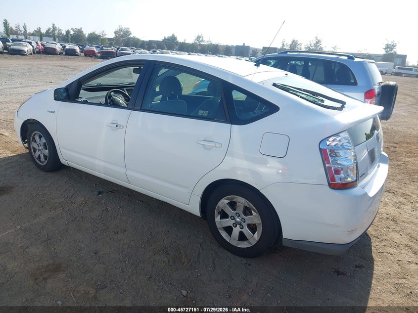 2007 Toyota Prius VIN JTDKB20U677687617 IAAI salvage auction — RIGHT FRONT, Salvage (California), sold $1,300 on 2026-08-02 (photo 3)
