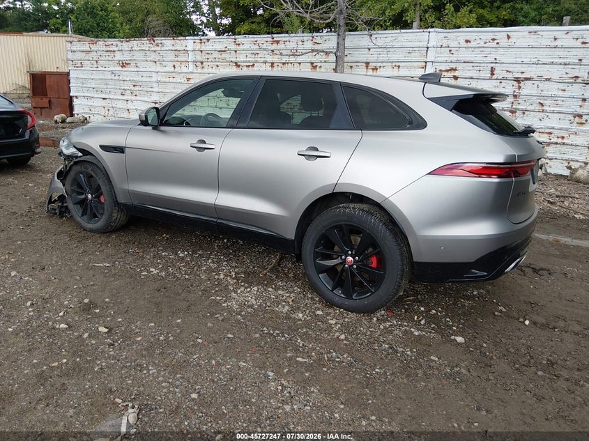 2021 Jaguar F-pace VIN SADCJ2EU9MA684830 IAAI salvage auction — FRONT END, Salvage Title, sold $13,225 on 2026-09-02 (photo 3)