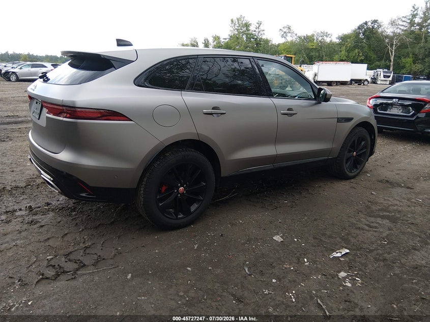 2021 Jaguar F-pace VIN SADCJ2EU9MA684830 IAAI salvage auction — FRONT END, Salvage Title, sold $13,225 on 2026-09-02 (photo 4)