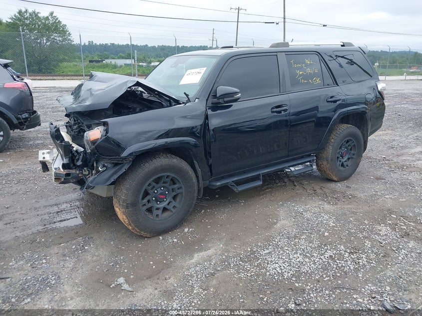 2022 Toyota 4runner VIN JTENU5JR6N6039437 IAAI salvage auction — FRONT END, Wait Title, sold $4,100 on 2026-07-31 (photo 2)
