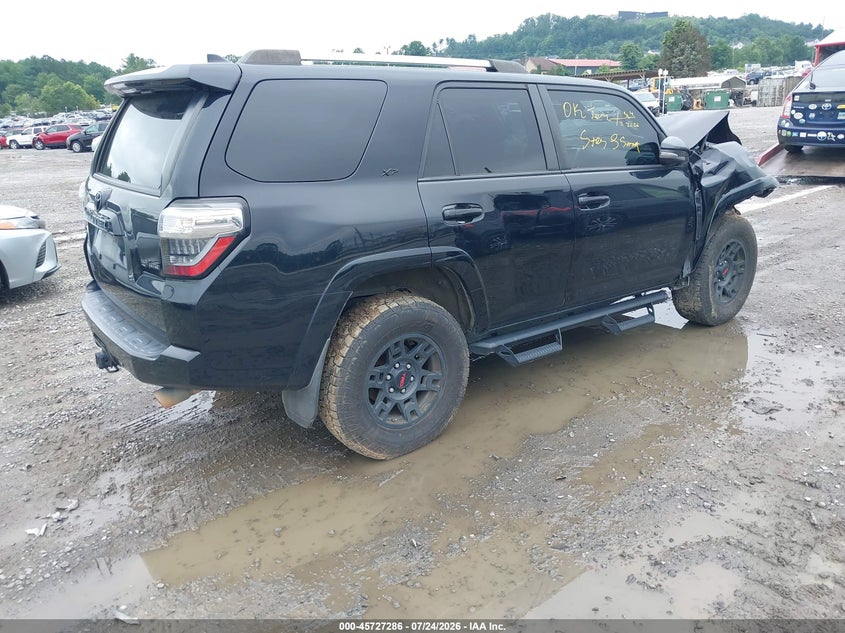 2022 Toyota 4runner VIN JTENU5JR6N6039437 IAAI salvage auction — FRONT END, Wait Title, sold $4,100 on 2026-07-31 (photo 4)