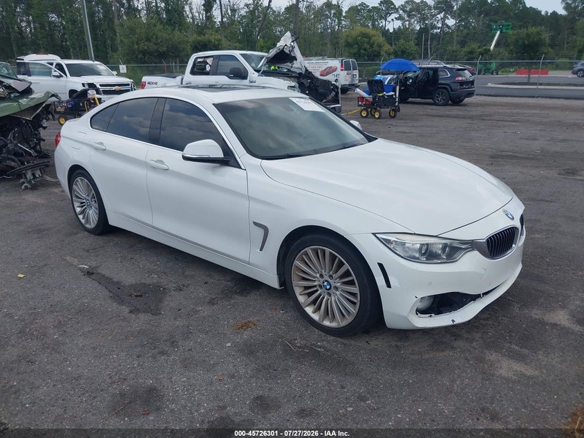 2015 BMW 4er VIN WBA4A9C59FD416170 IAAI salvage auction — MECHANICAL, Salvage Title, sold $2,375 on 2026-09-10 (photo 1)