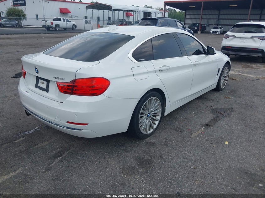 2015 BMW 4er VIN WBA4A9C59FD416170 IAAI salvage auction — MECHANICAL, Salvage Title, sold $2,375 on 2026-09-10 (photo 4)