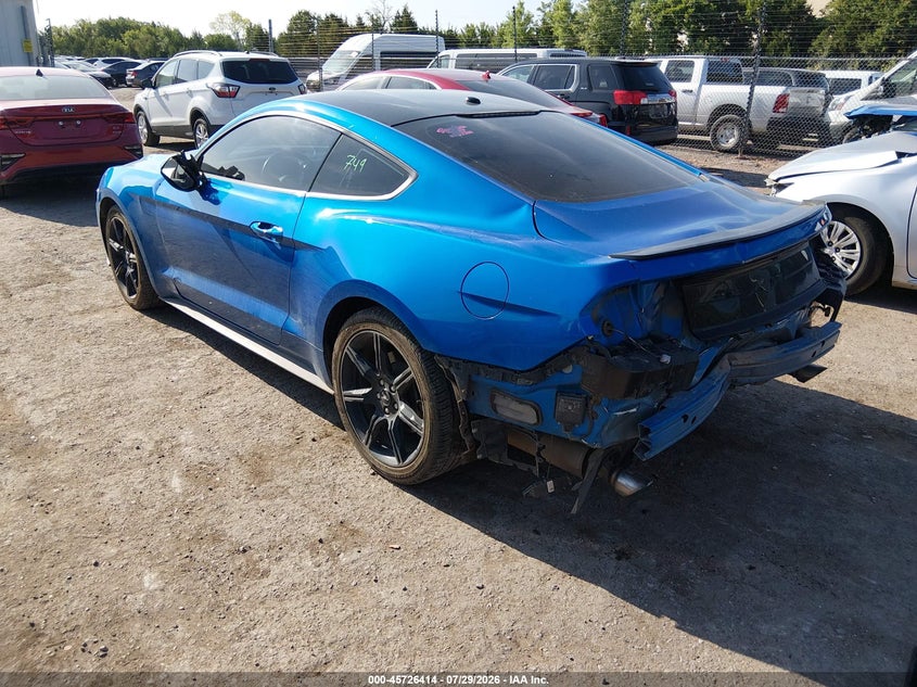 2019 Ford Mustang VIN 1FA6P8TH4K5168791 IAAI salvage auction — REAR END, Wait Title, sold $7,500 on 2026-10-18 (photo 3)