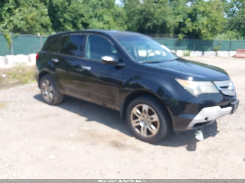 2008 Acura Mdx VIN 2HNYD28468H550072 IAAI salvage auction — NORMAL WEAR, Clear-Dealer Only (Maryland), sold $750 on 2026-08-01 (photo 1)