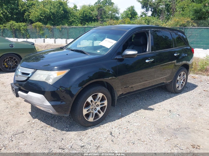 2008 Acura Mdx VIN 2HNYD28468H550072 IAAI salvage auction — NORMAL WEAR, Clear-Dealer Only (Maryland), sold $750 on 2026-08-01 (photo 2)