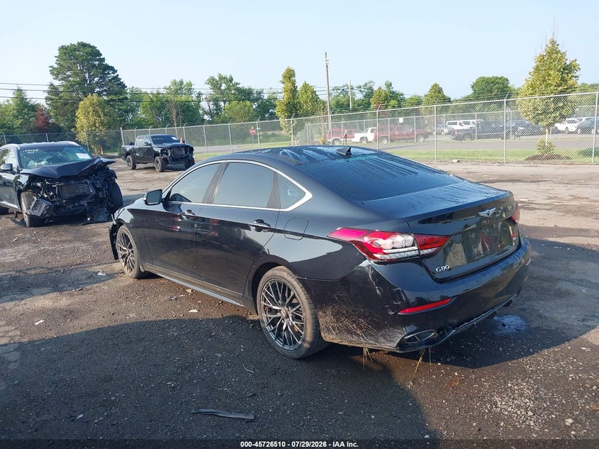 2020 Genesis G80 VIN KMTFN4JE3LU337760 IAAI salvage auction — FRONT END, Wait Title, sold $6,050 on 2026-10-13 (photo 3)