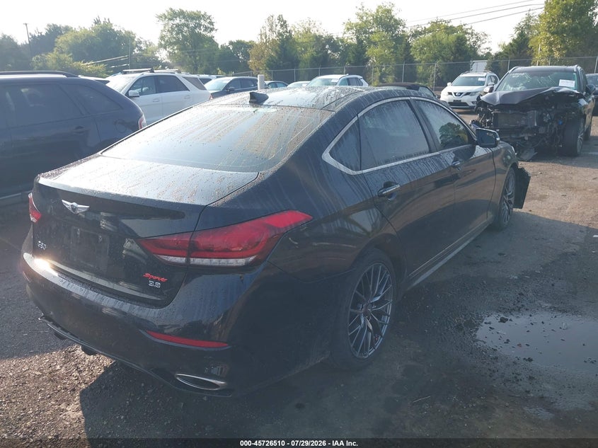 2020 Genesis G80 VIN KMTFN4JE3LU337760 IAAI salvage auction — FRONT END, Wait Title, sold $6,050 on 2026-10-13 (photo 4)