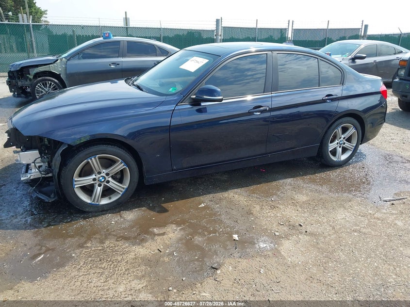2014 BMW 3er VIN WBA3B1C53EK134109 IAAI salvage auction — FRONT END, Salvage Title, sold $1,200 on 2026-08-14 (photo 2)